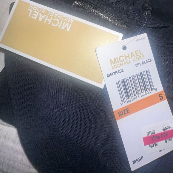 Michael Kors Sheer High Slit w/ Zipper Swim Cover Up - Picture 7 of 8